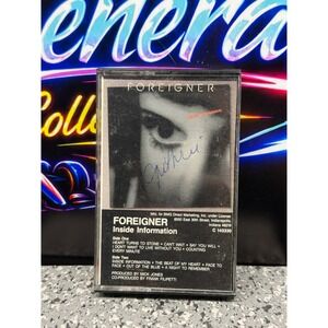 Foreigner Inside Information Cassette Tape 1987 Rock Album C 143330 Atlantic BMG